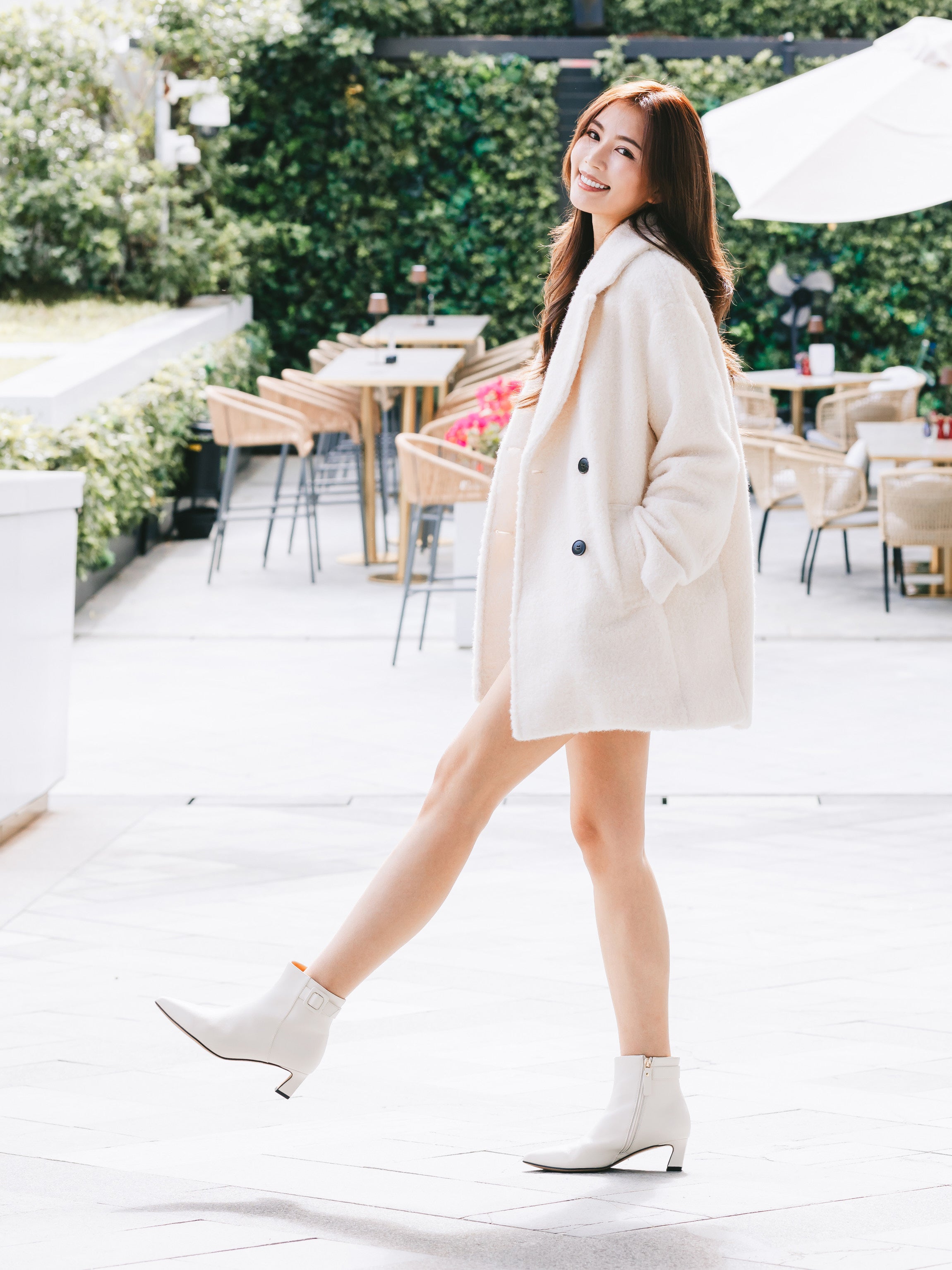 Jasmine Boots - White