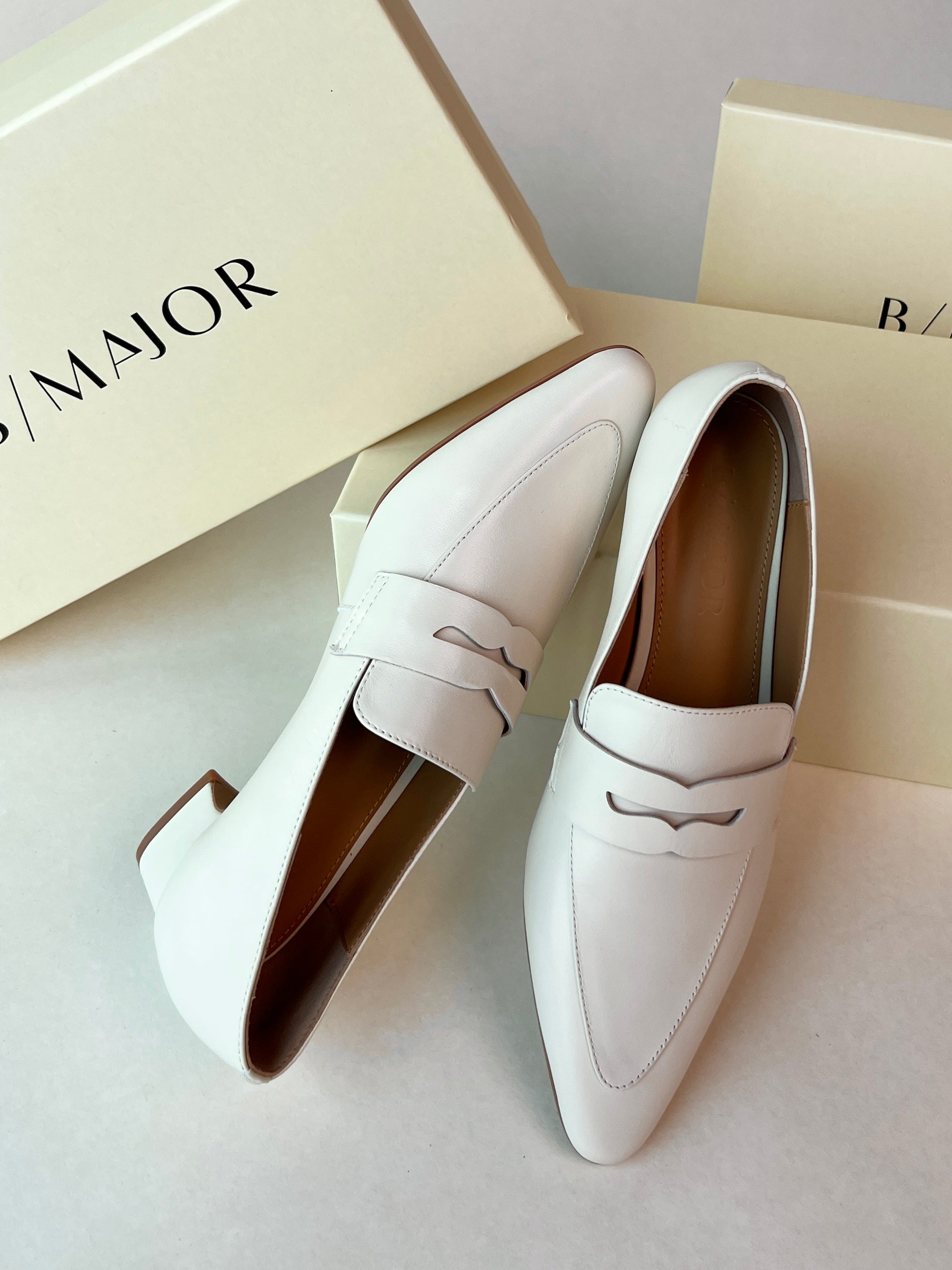 Ava Loafers - White