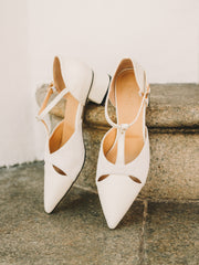 TIA Heels - White (pre-order 1-2 weeks)