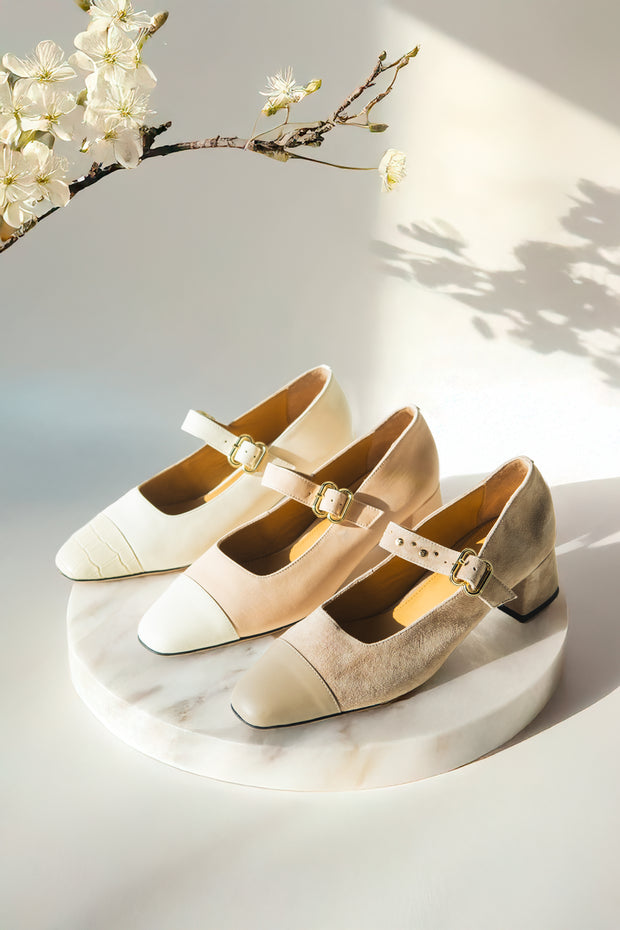 RENA Heels - Beige