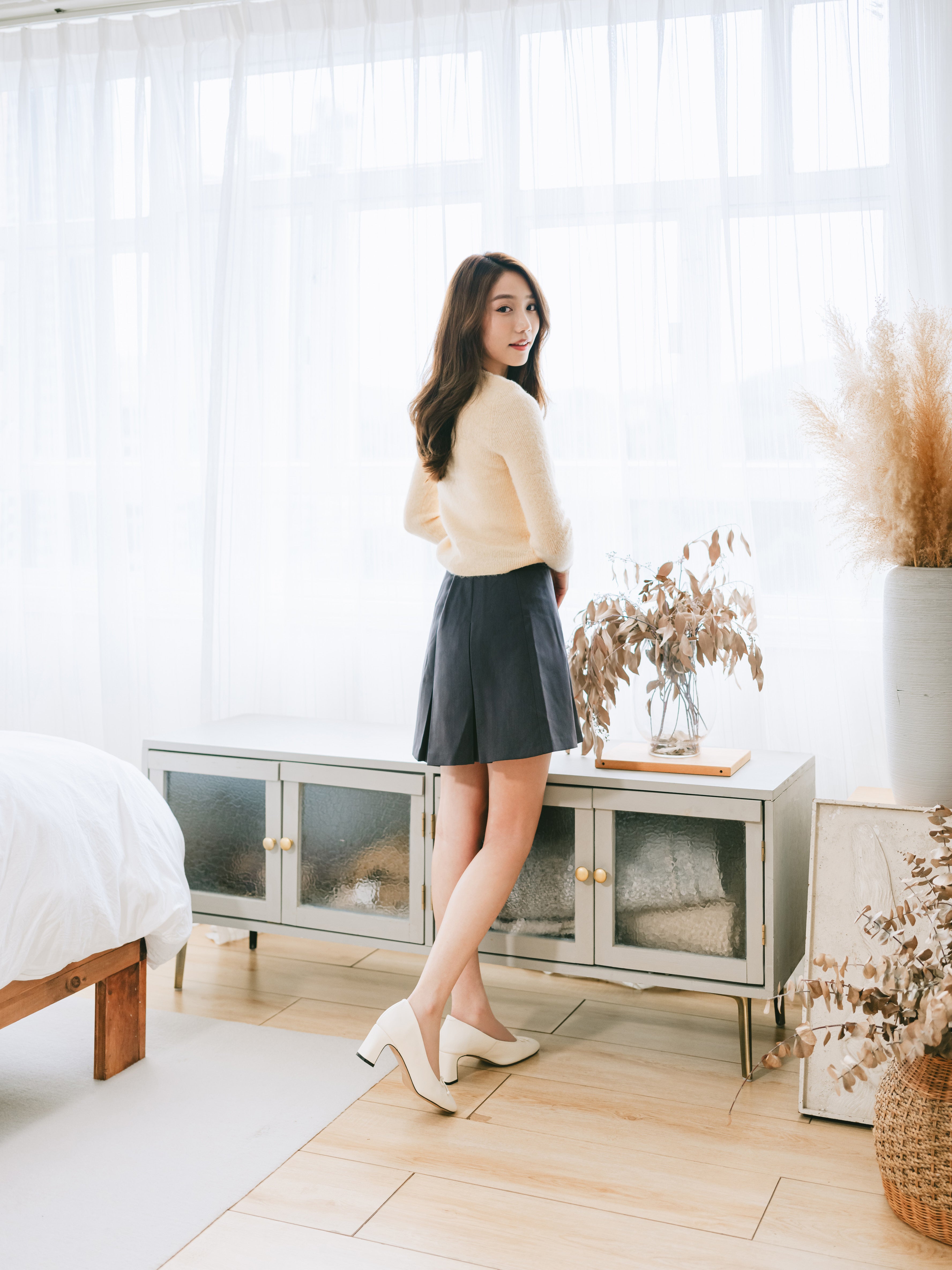 Abby Heels - White (pre-order 2 weeks)