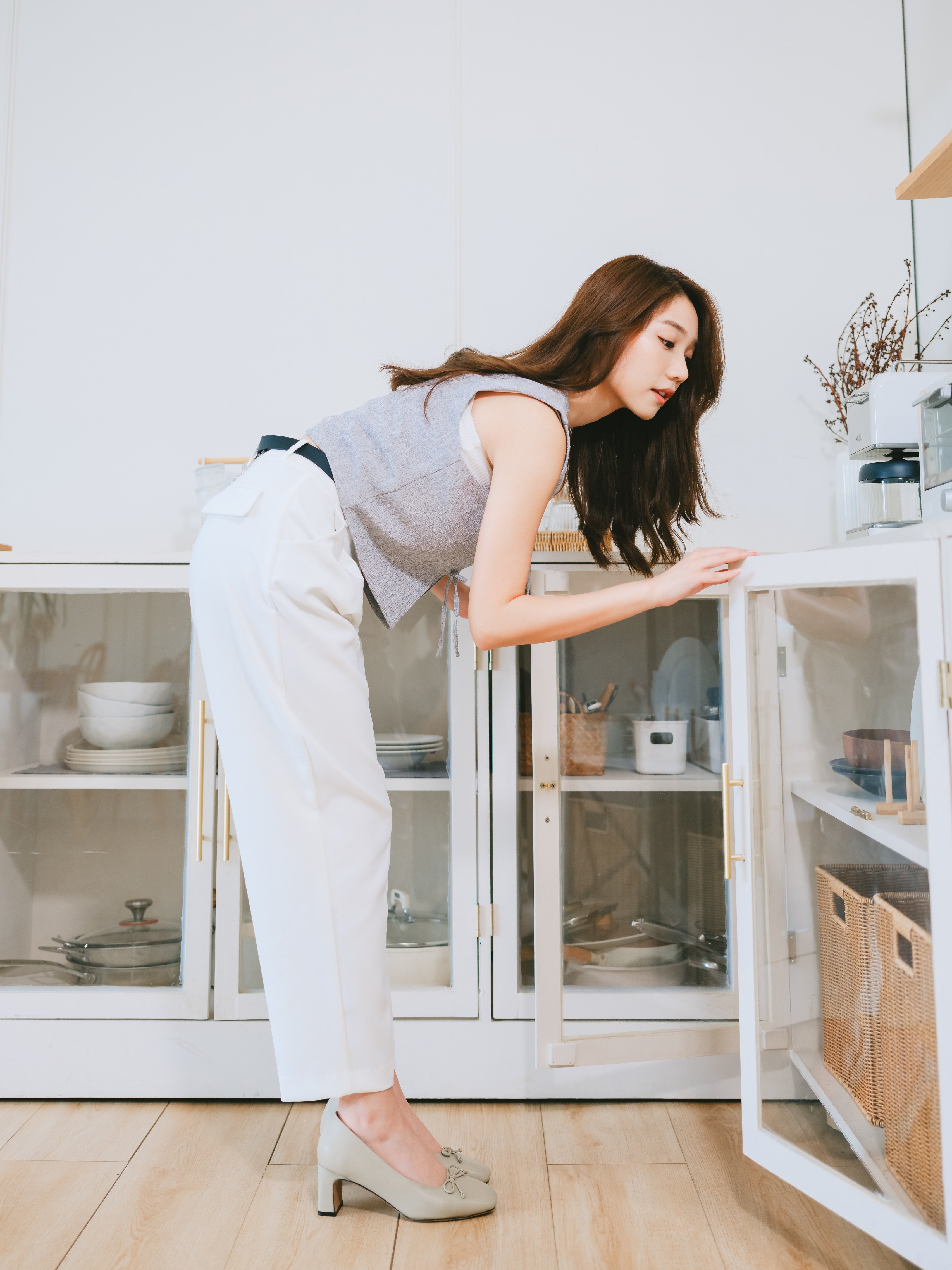 Abby Heels - Grey (pre-order 2 weeks)