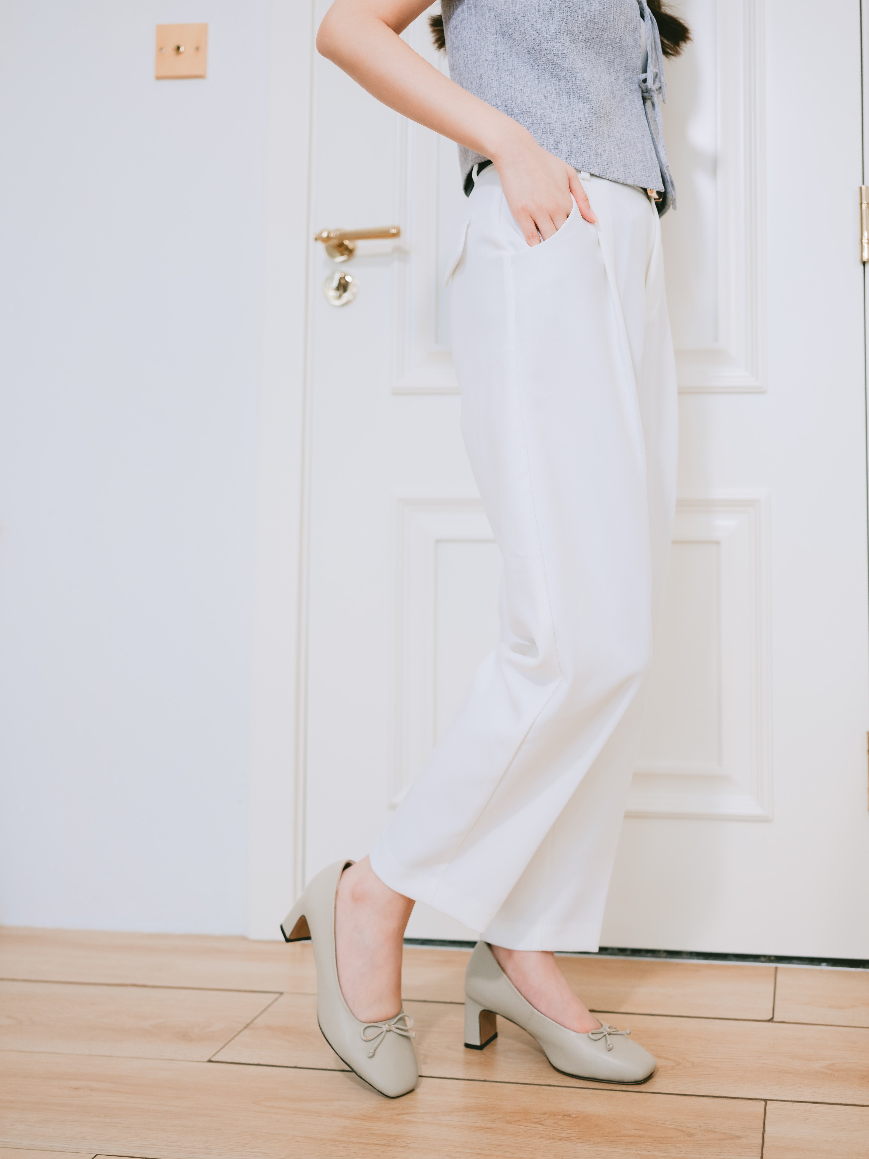 Abby Heels - Grey (pre-order 2 weeks)