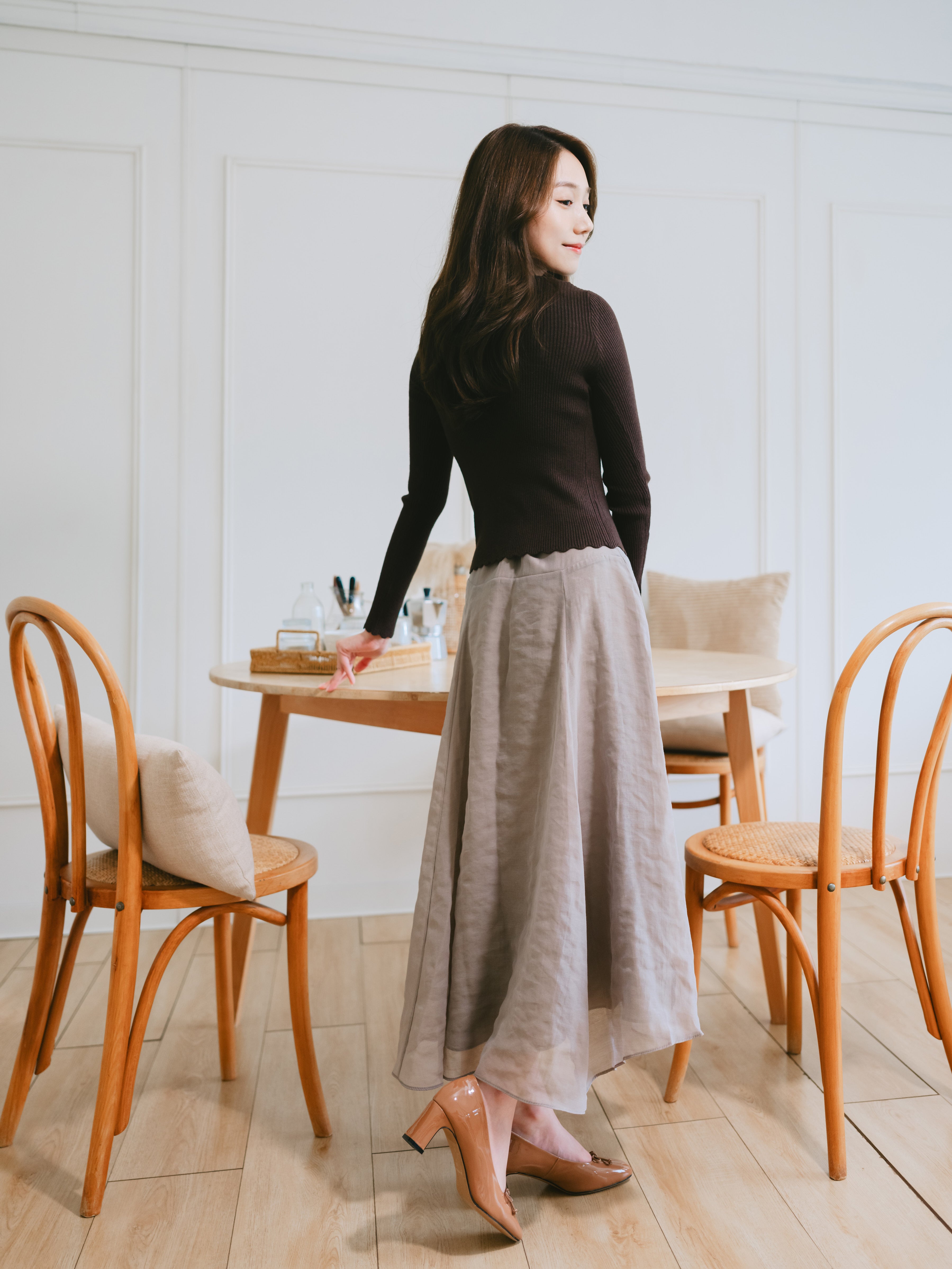 Abby Heels - Brown (pre-order 2 weeks)