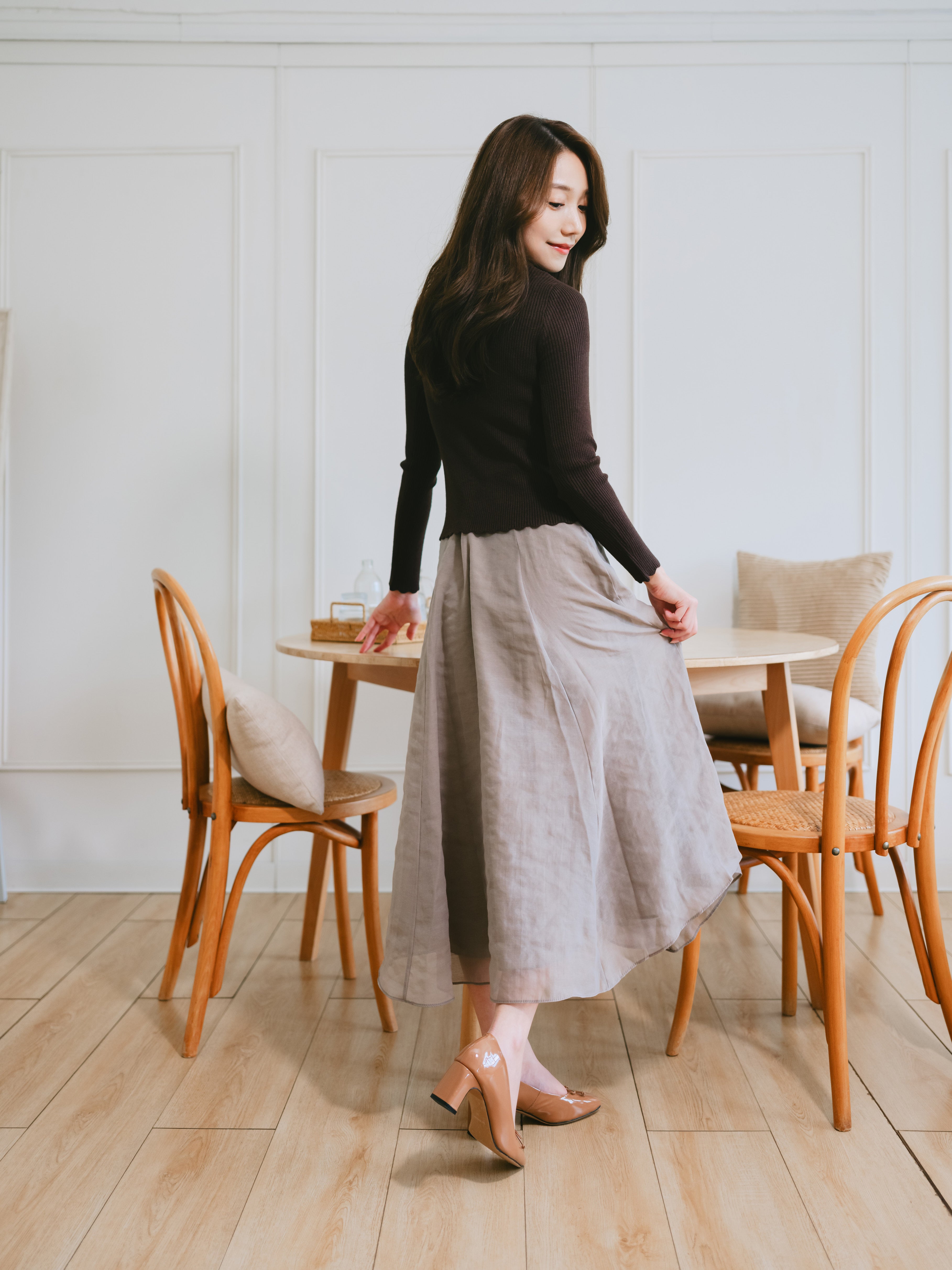 Abby Heels - Brown (pre-order 2 weeks)