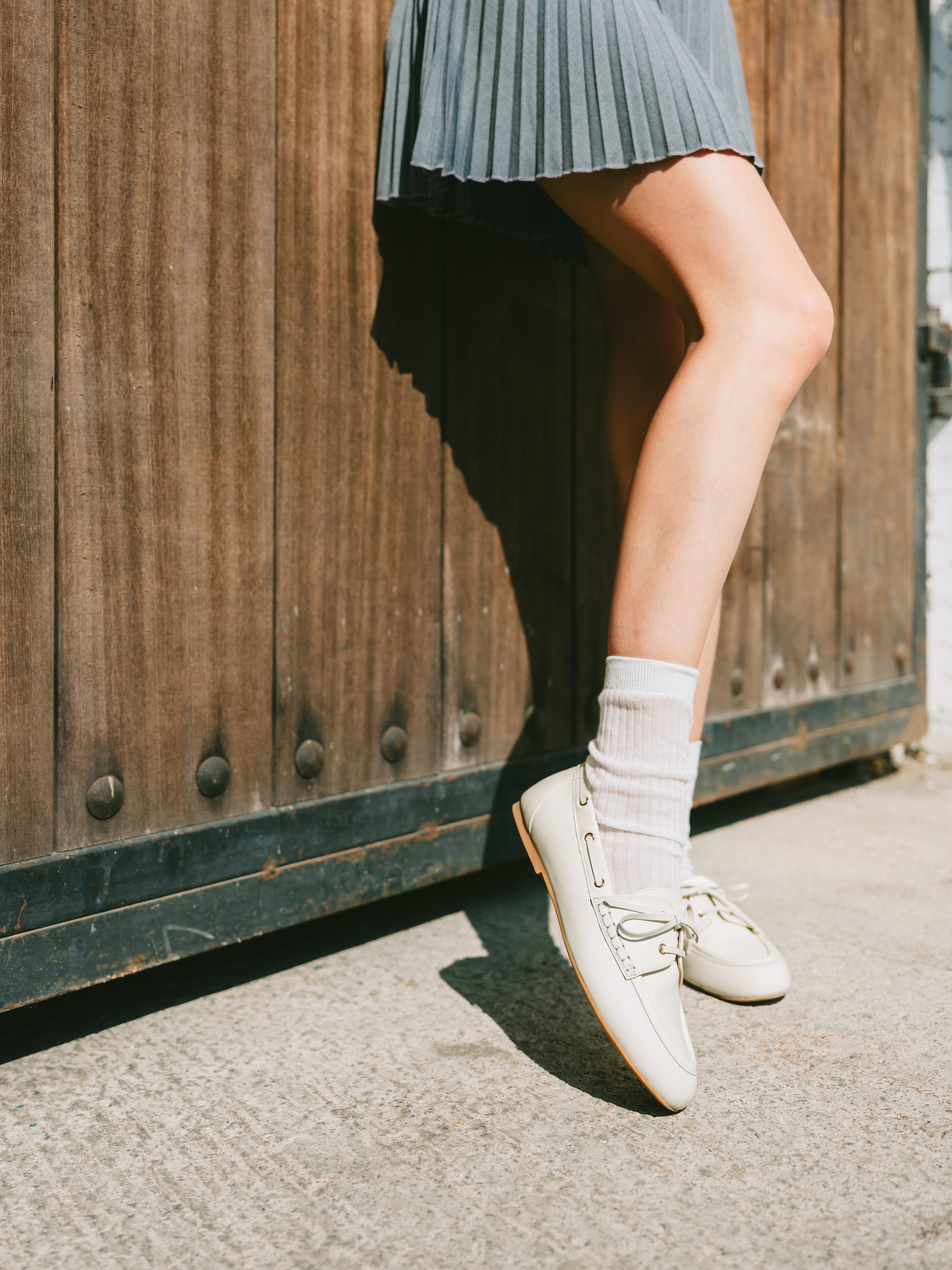 RENEE Loafers - White