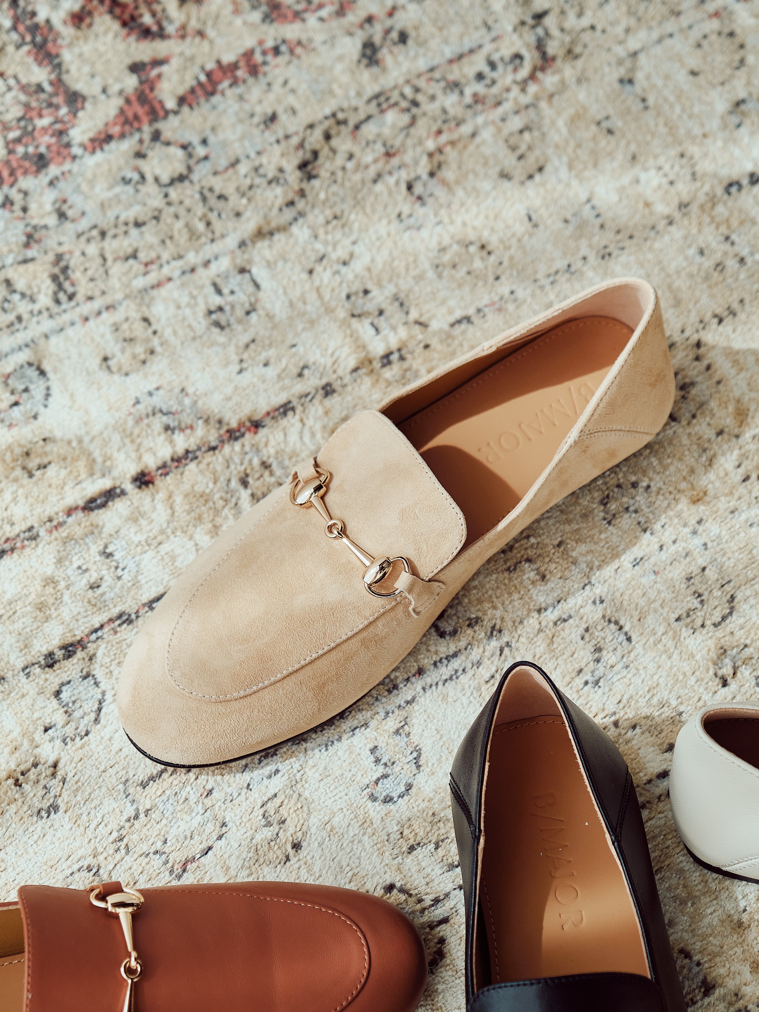CLAIRE Loafers - Beige Suede (pre-order 2 weeks)