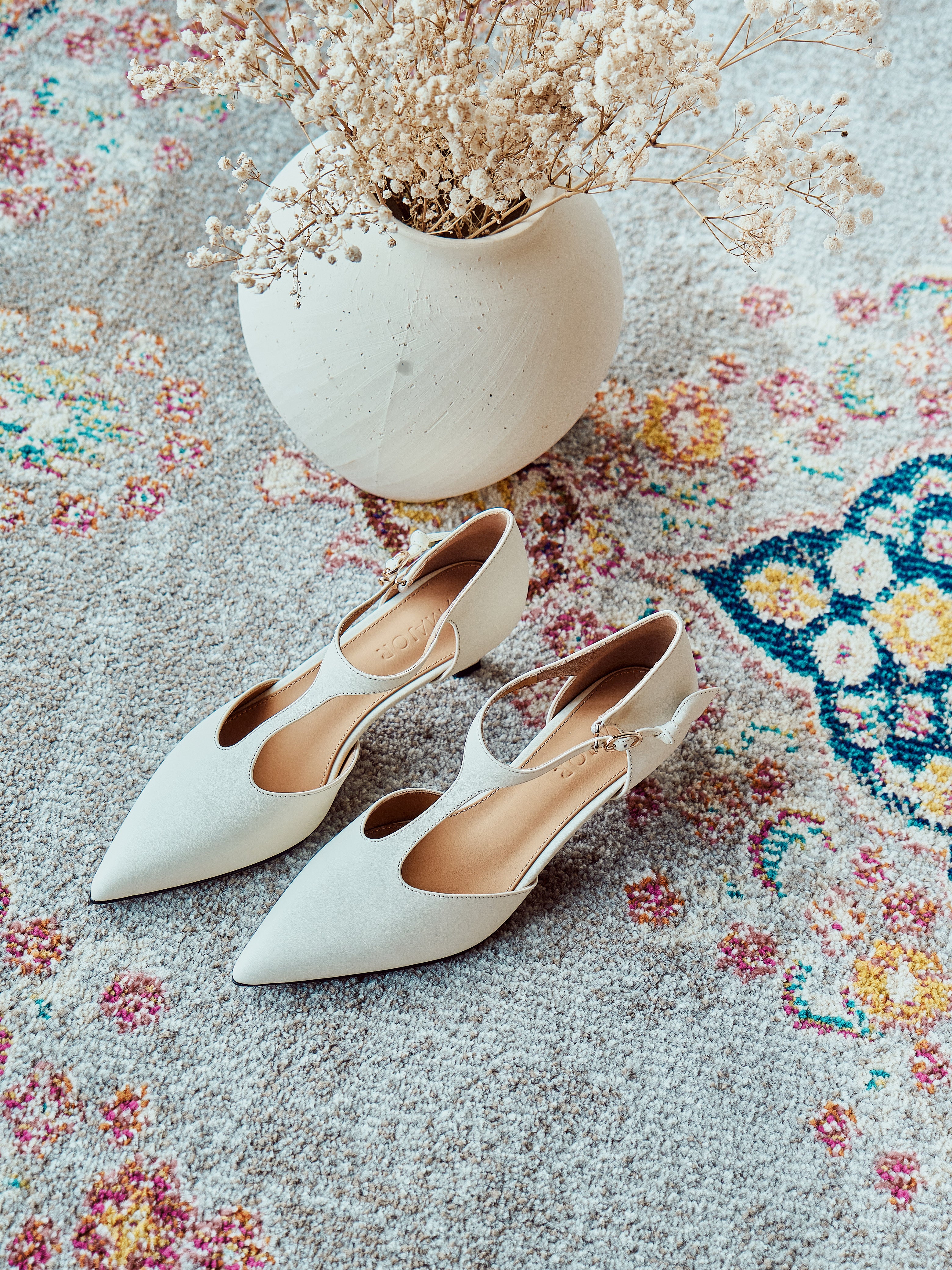 ESTELLA Heels - White (pre-order 2 weeks)