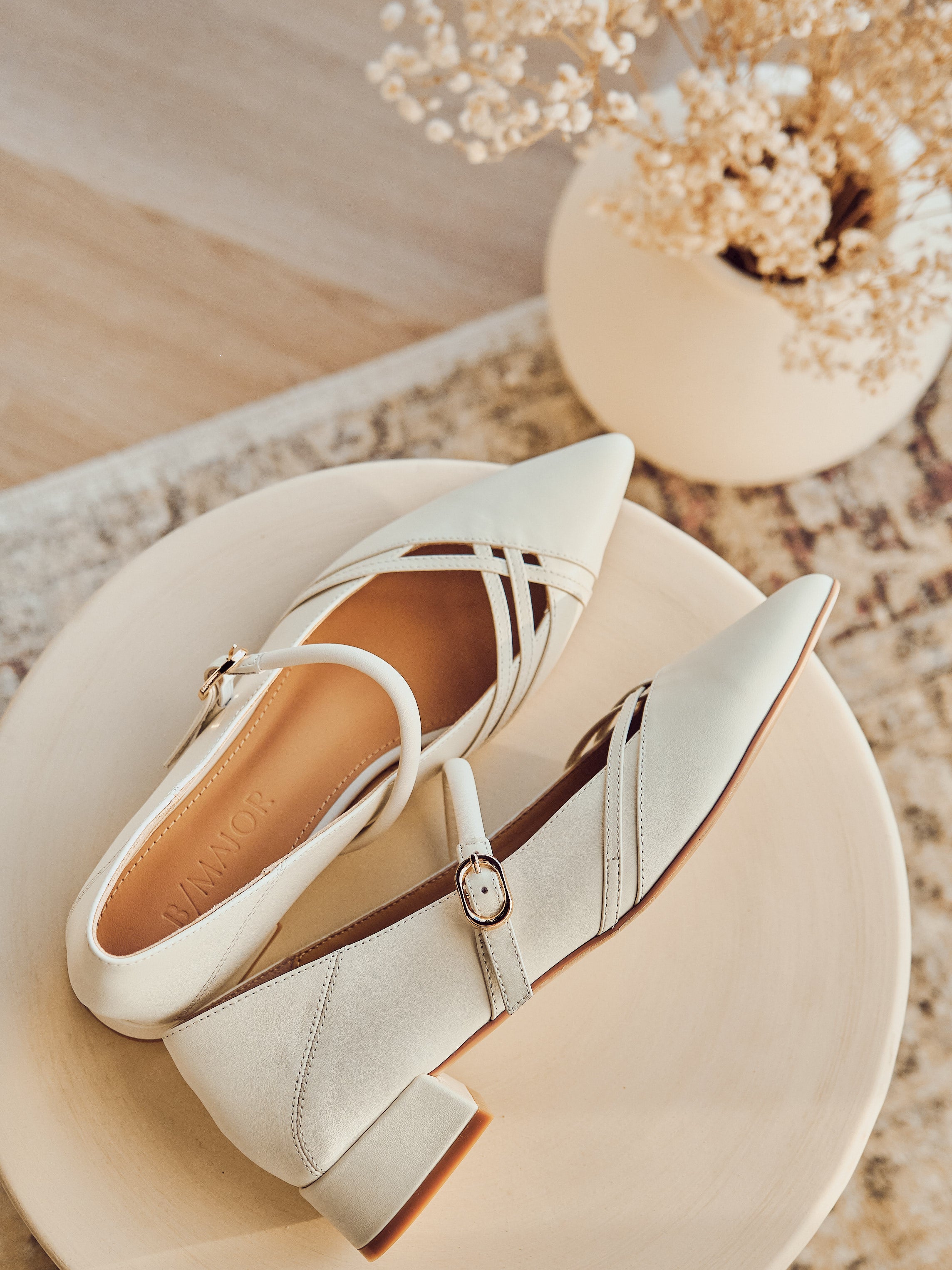 ✨GIANNA Flats - Special Edition (All White）