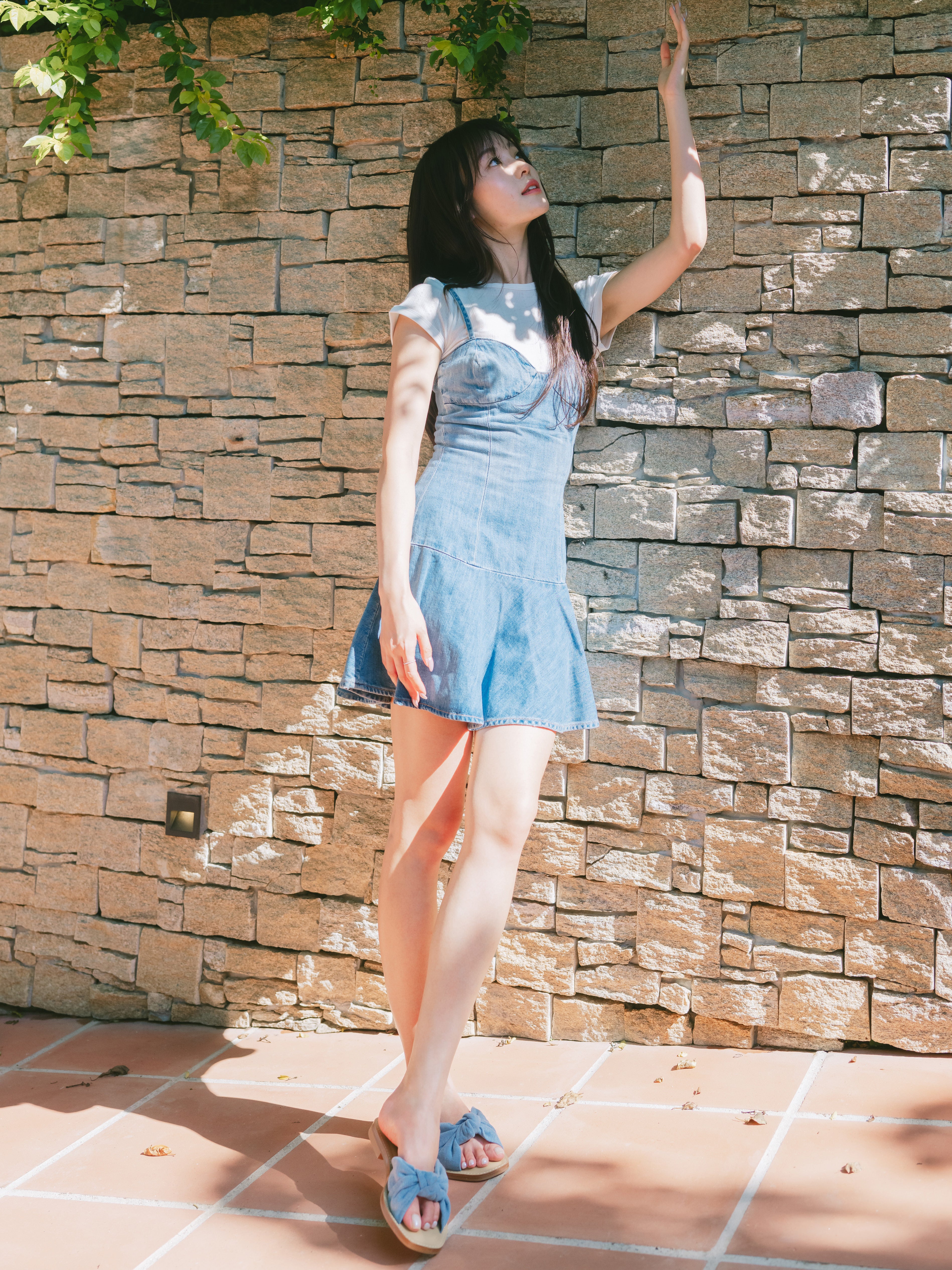HILARY Sandals - Denim