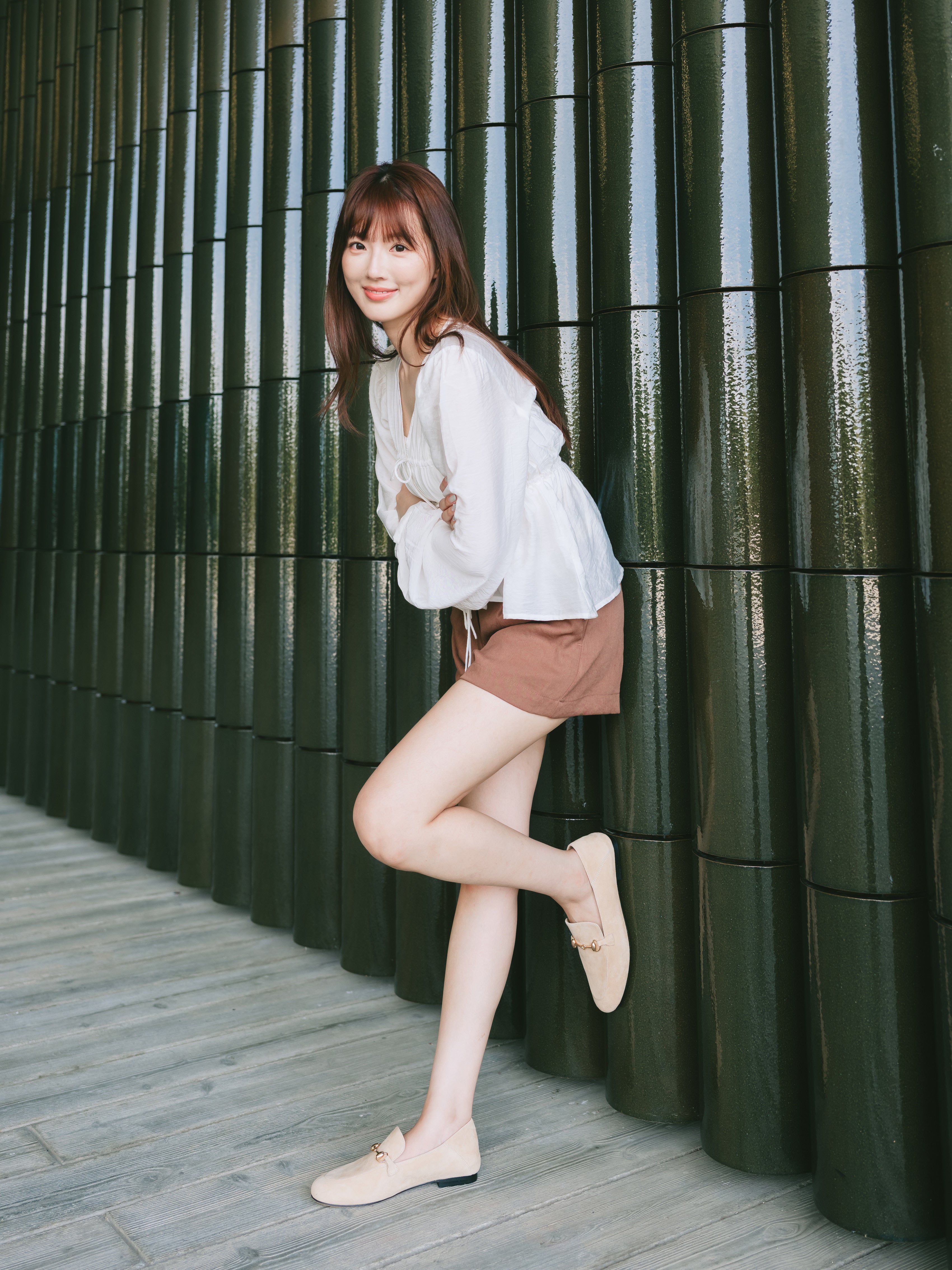 CLAIRE Loafers - Beige Suede