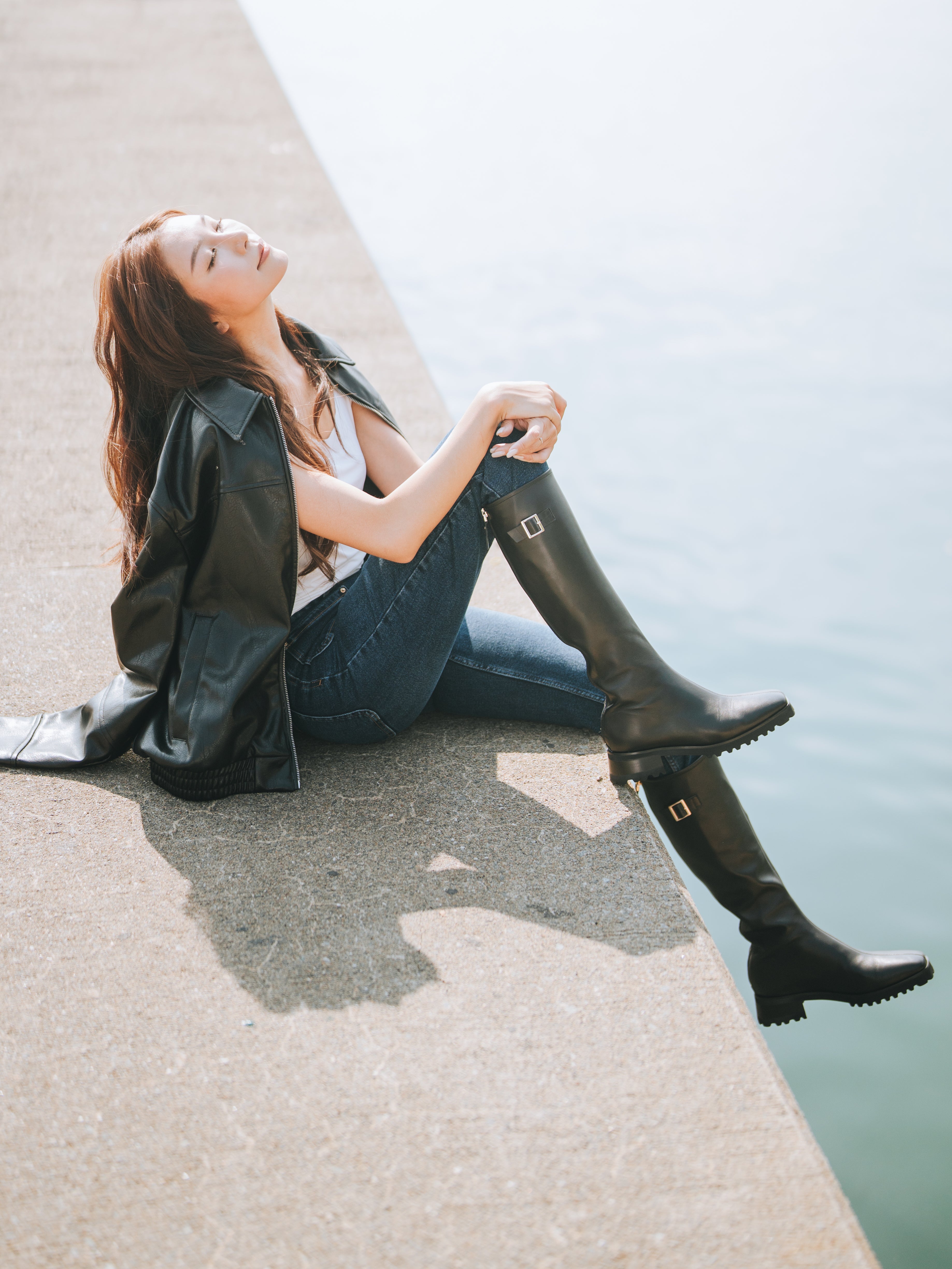 AMBER BOOTS - BLACK