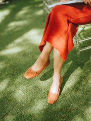 CAMI FLATS - Brown Suede