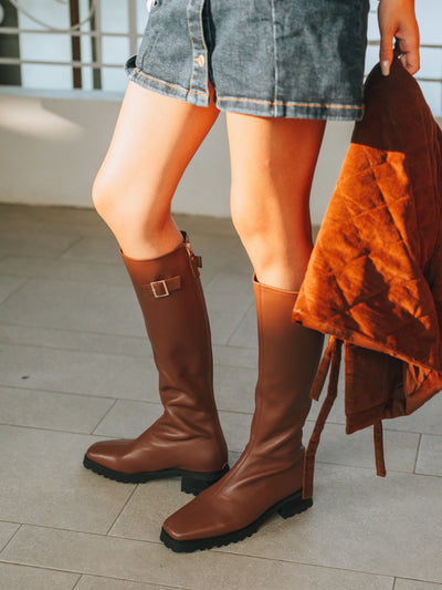 AMBER BOOTS - BROWN