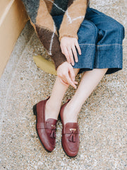 JANUS Loafers - Burgundy