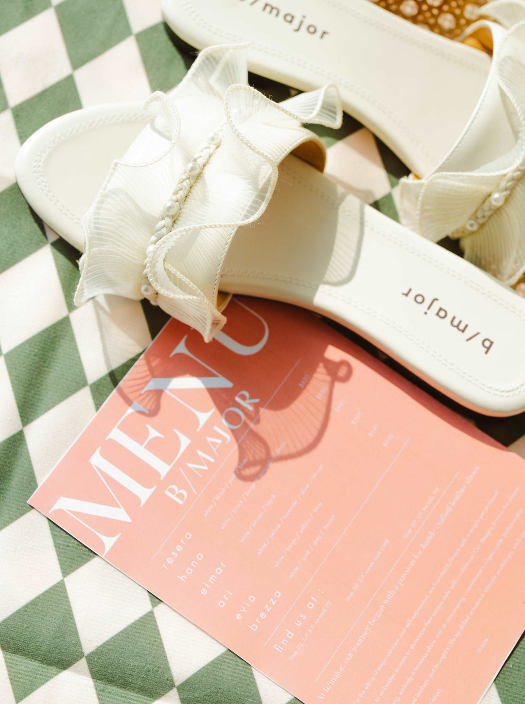 BREZZA Sandals White b major shoes