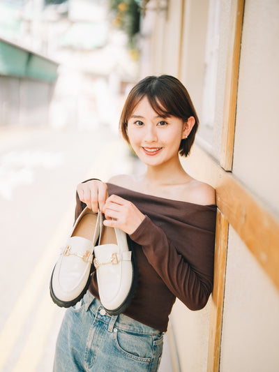 MYRA Loafers - White