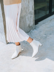 FAYE BOOTS - White