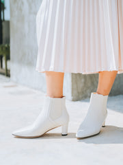 FAYE BOOTS - White