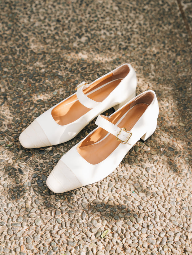 RENA Heels - White